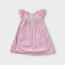 Purebaby Lilac Broderie Dress, Size 3