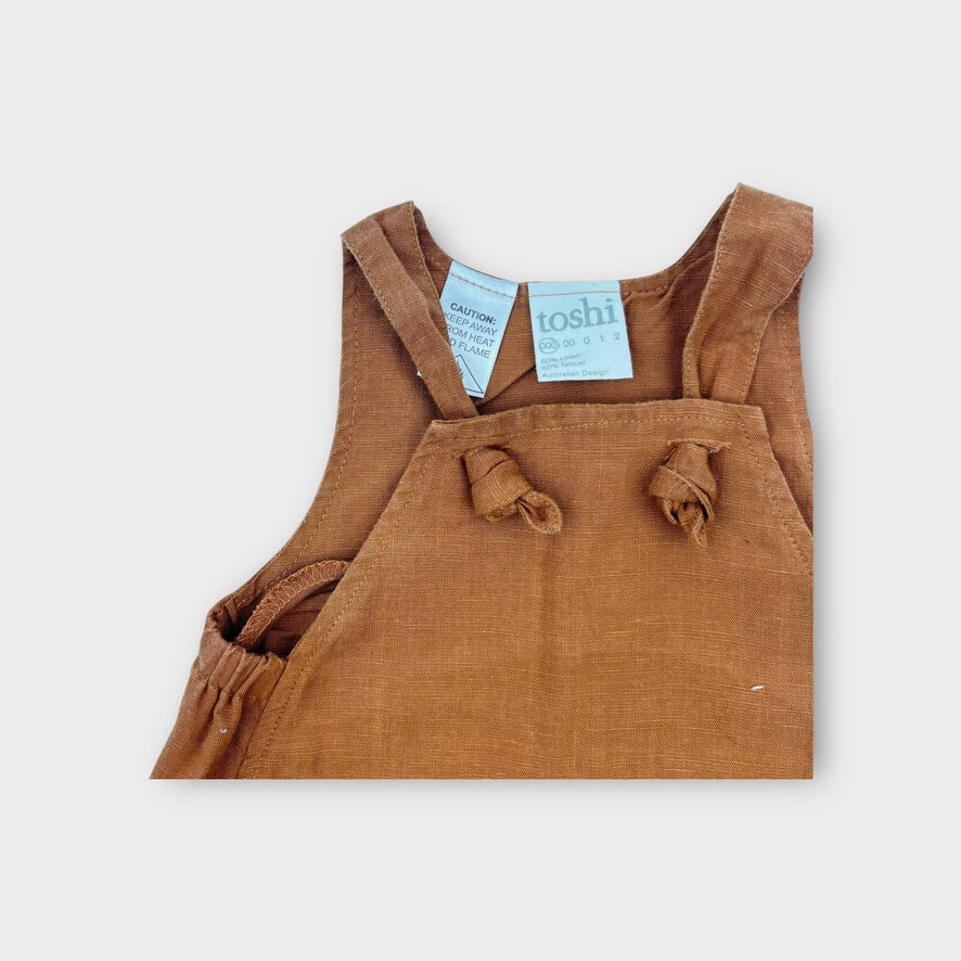 Toshi Linen Romper, Size 000
