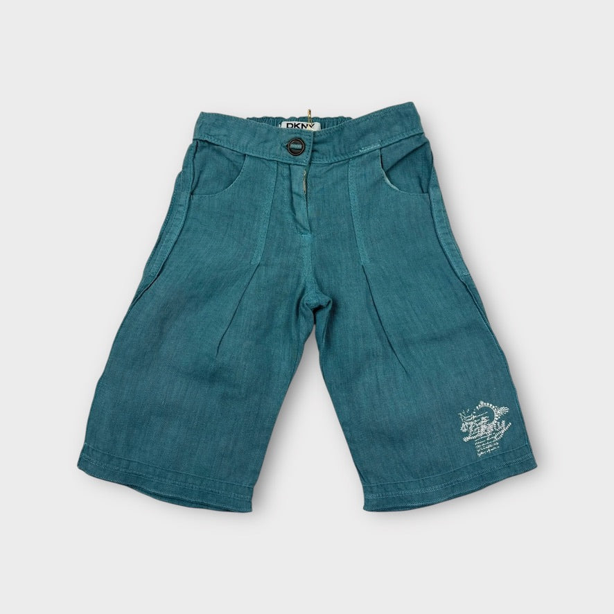 DKNY Blue Linen Pants, Size 00