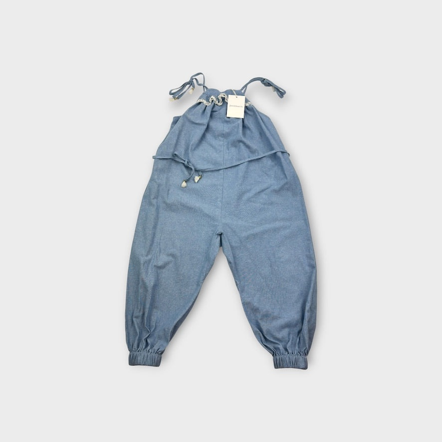 Zimmermann Chambray Jumpsuit, Size 4