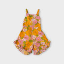 Peggy Floral Romper, Size 2