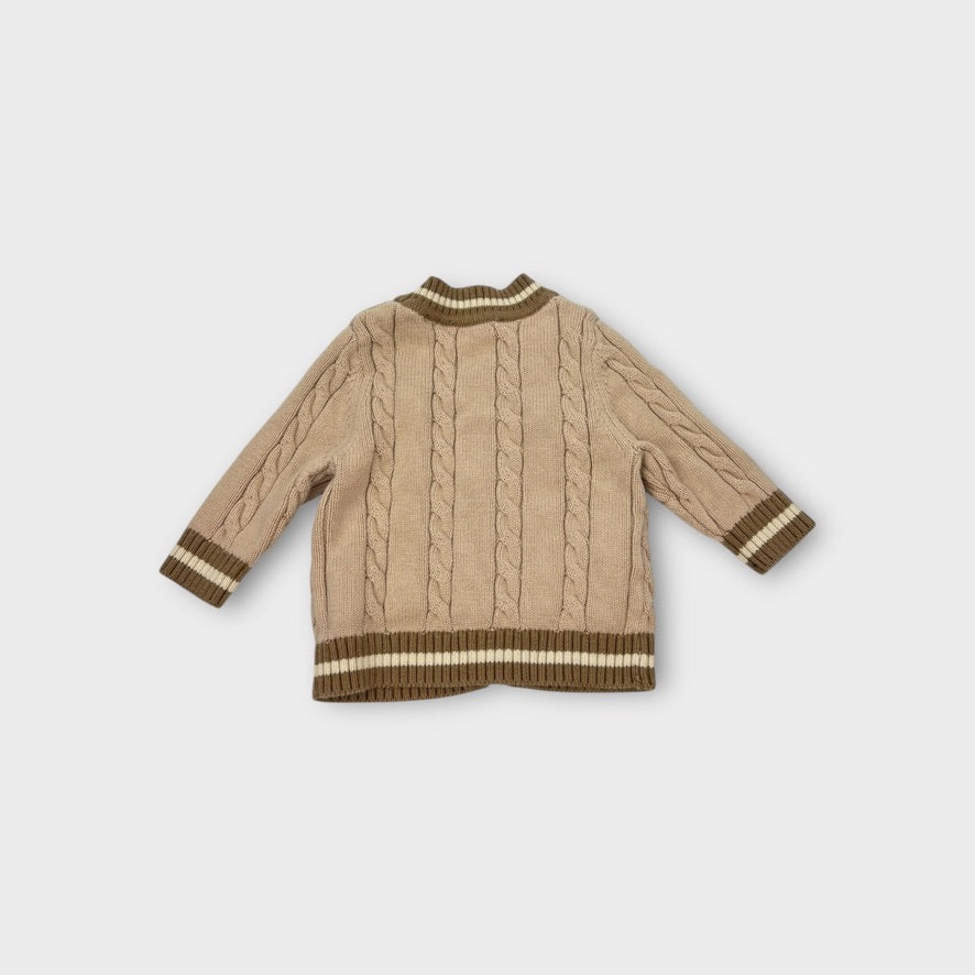 Country Road Cable Knit Cardigan, Size 000