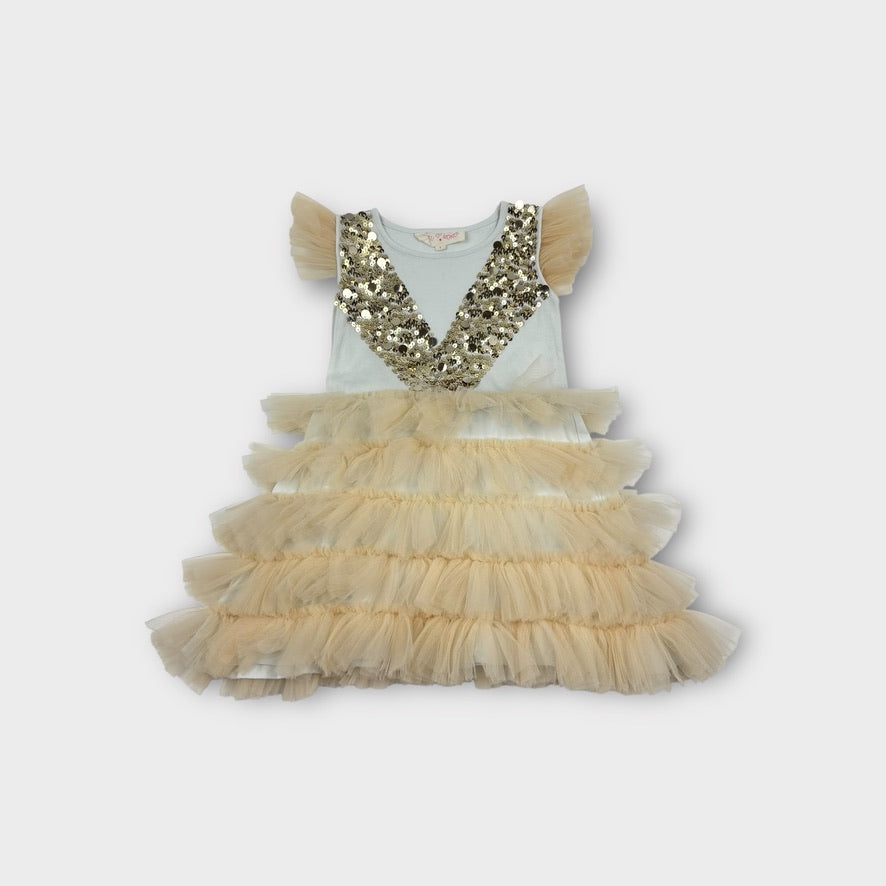 Tutu Du Monde Sequin and Tulle Dress, Size 1