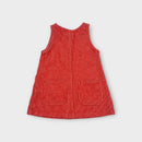 Arket Red Pinafore Dress, Size 00