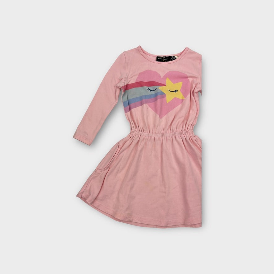 Rock Your Kid Star Rainbow Dress, Size 2