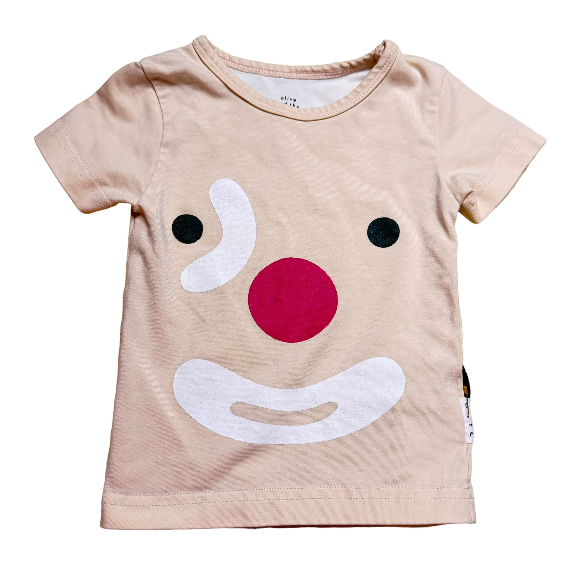 Olive and the Captain Face T-Shirt, Size 00