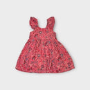 Purebaby PInk Floral Dress, Size 2