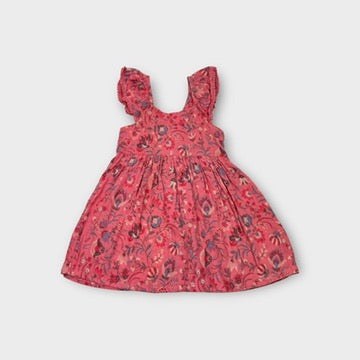Purebaby PInk Floral Dress, Size 2