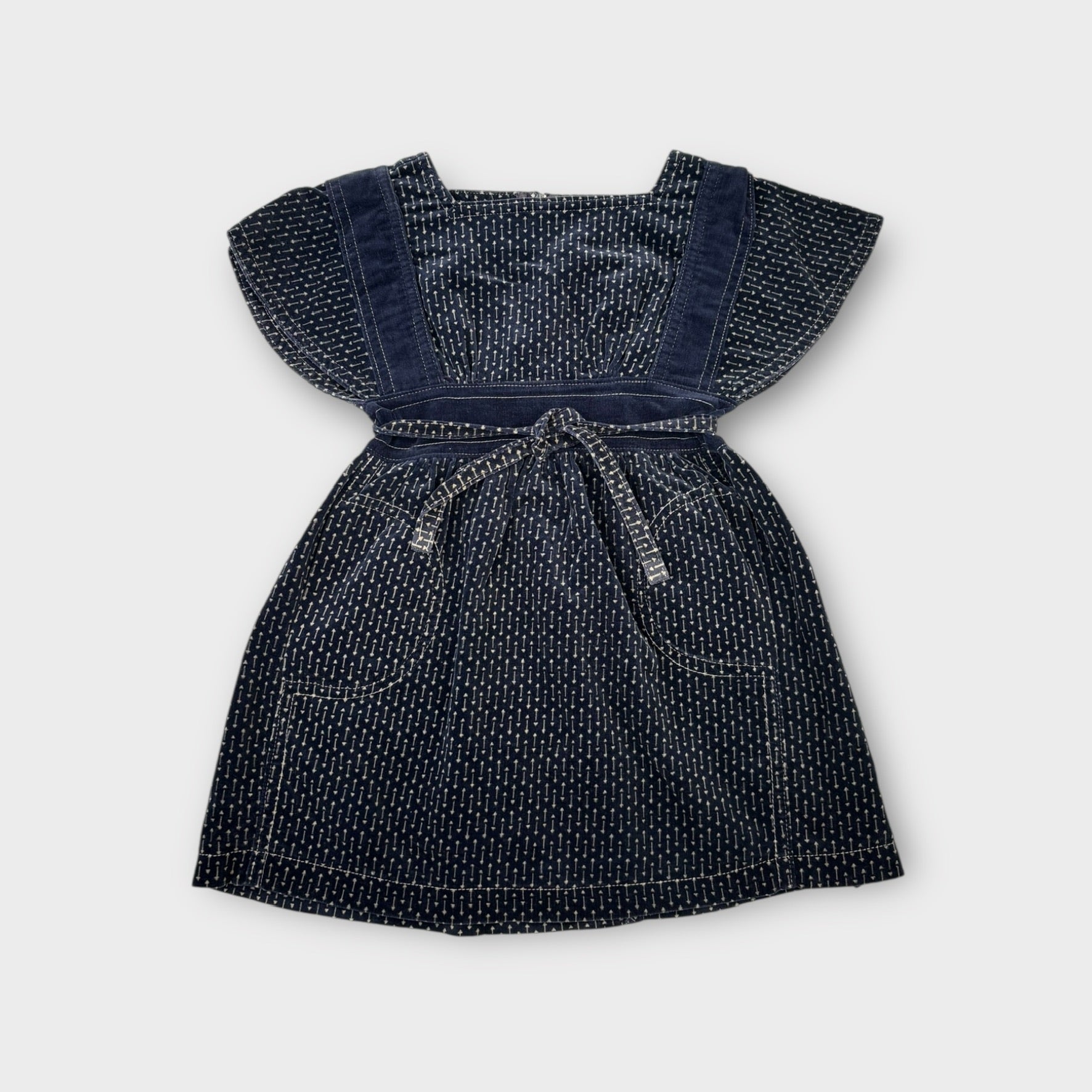 Vintage Velvet Arrow Dress, Size 2