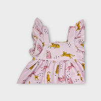 Purebaby Tiger Print Dress, Size 1