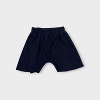 Navy Ribbed Singlet and Shorts Set, Size 4