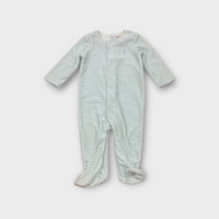 Ralph Lauren Blue Stripe Onesie, Size 00