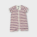 Petit Bateau Logo Onesie, Size 2
