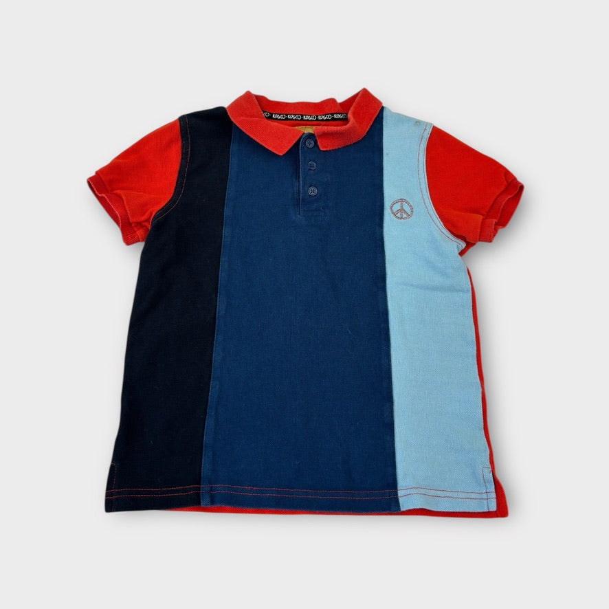 Kip & CO Colour Block Polo Tee, Size 6