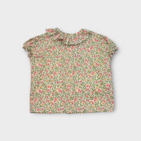 Le Petit Enfant Floral Blouse, Size 000