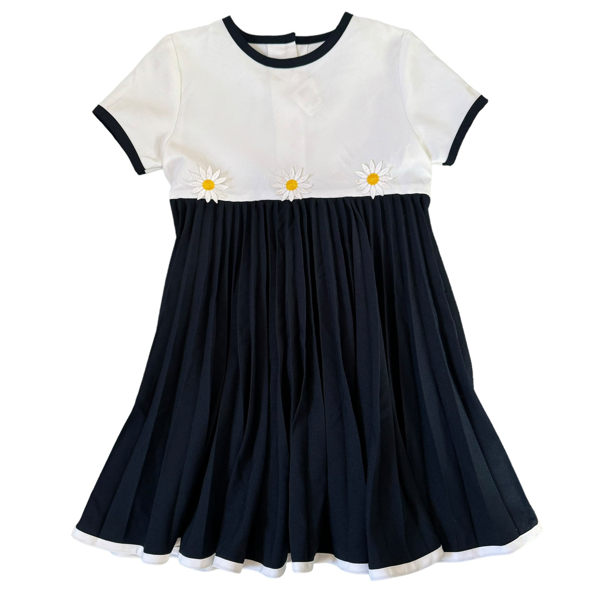Elizabeth Anne Vintage 1990s Daisy Pleat Dress, Size 6