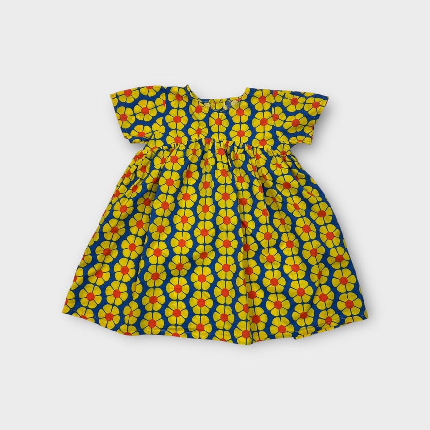 Daisy Print Dress, Size 3-4