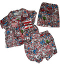 Peter Alexander Where's Wally Pyjamas Brand New, Size 00