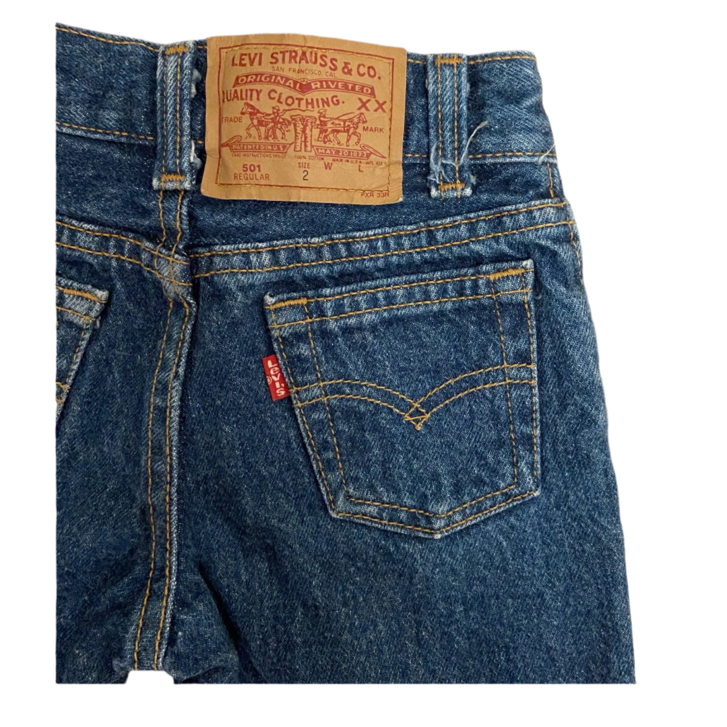 Vintage Levis 501 Jeans, Size 2