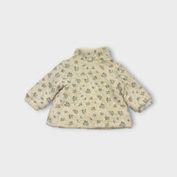 Purebaby Flower Padded Jacket, Size 0