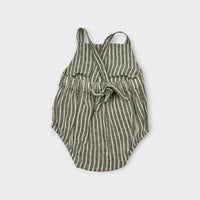 Goldie + Ace Stripe Linen Romper, Size 0
