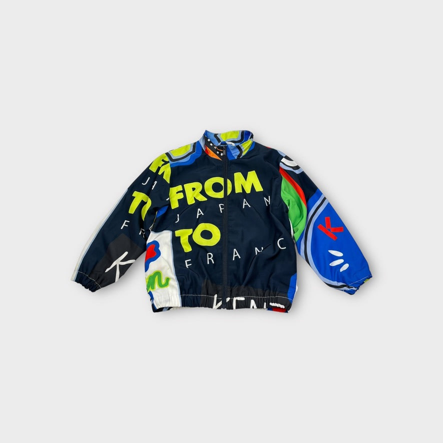 Kenzo Logo Windbreaker, Size 6