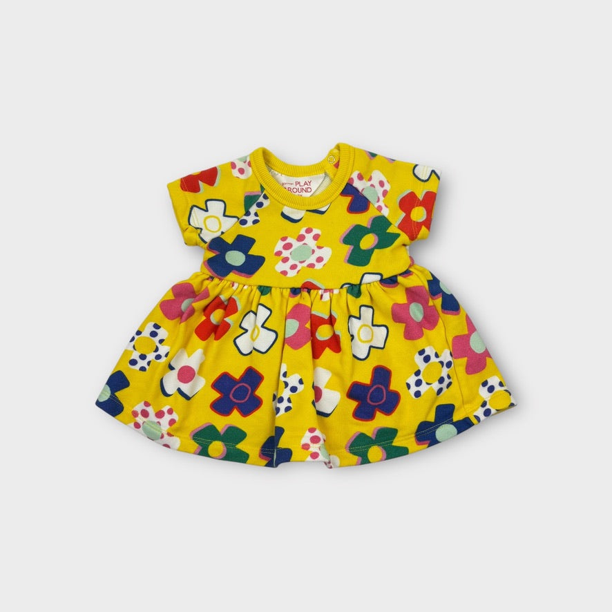 Gorman Playground Yellow Flower Dress, Size 000