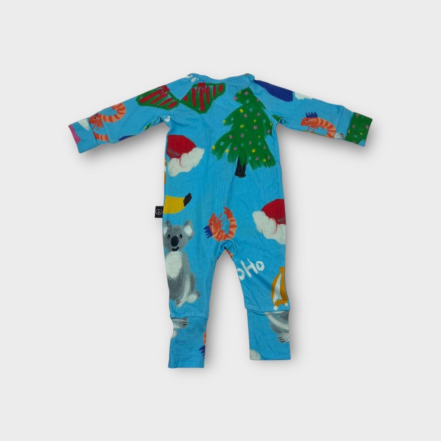 Kip and Co Australian Christmas Onesie, Size 00