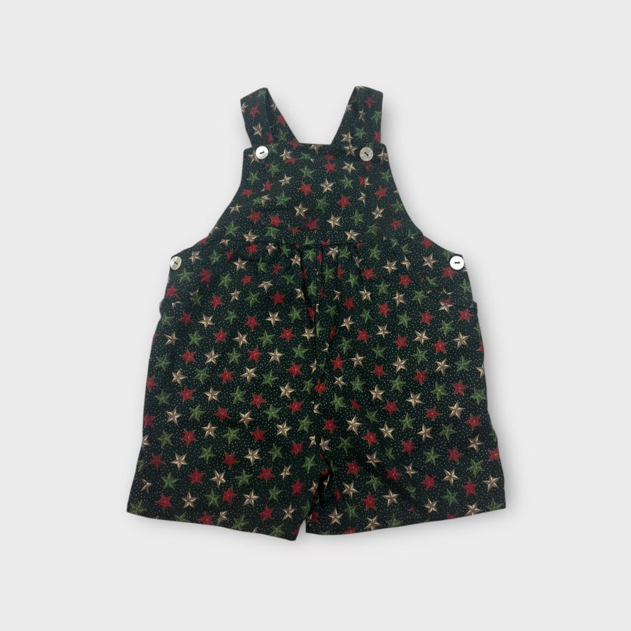 Vintage Handmade Christmas Shortalls, Size 2