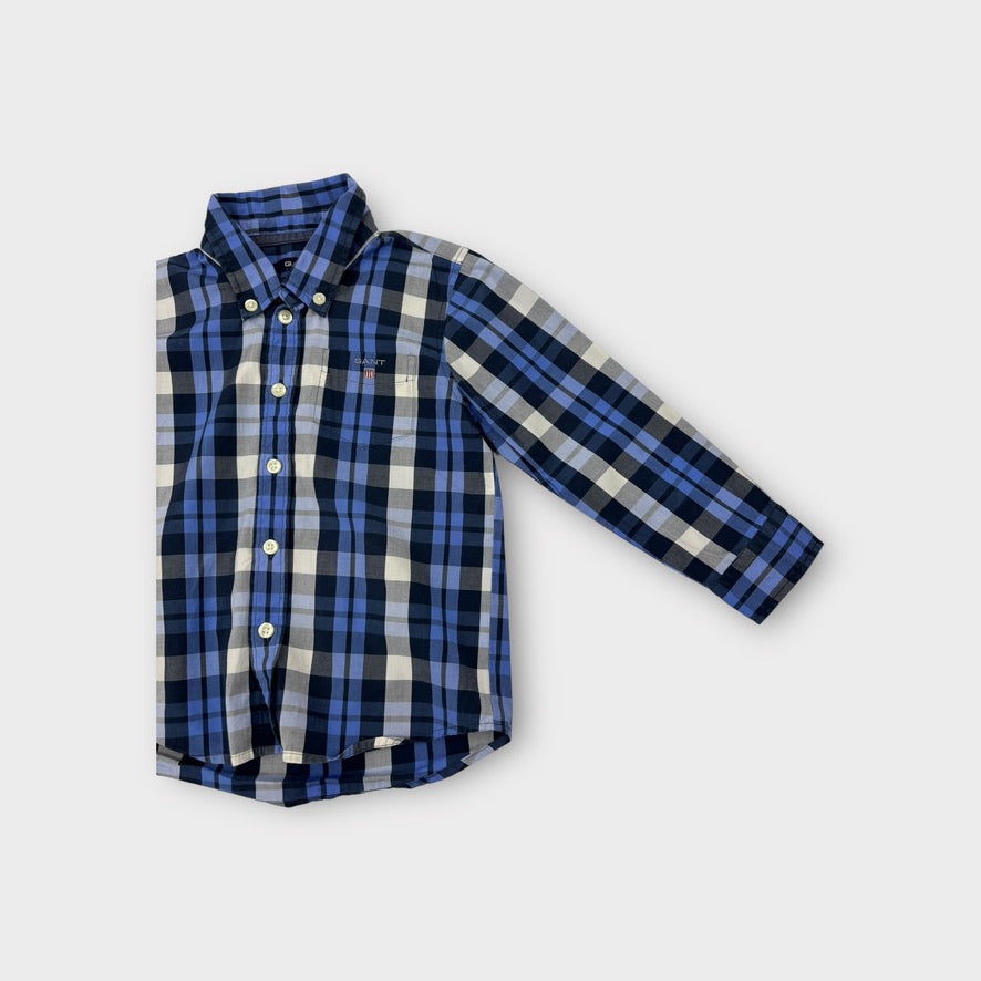 Gant Plaid Long Sleeve Shirt, Size 2