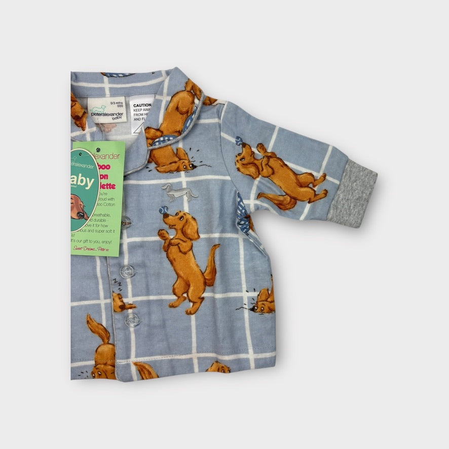 Peter Alexander Flannel Dog Pyjamas, Size 000