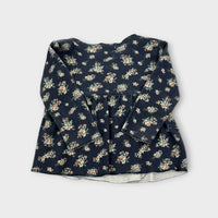Jamie Kay Navy Floral Wrap Top, Size 0