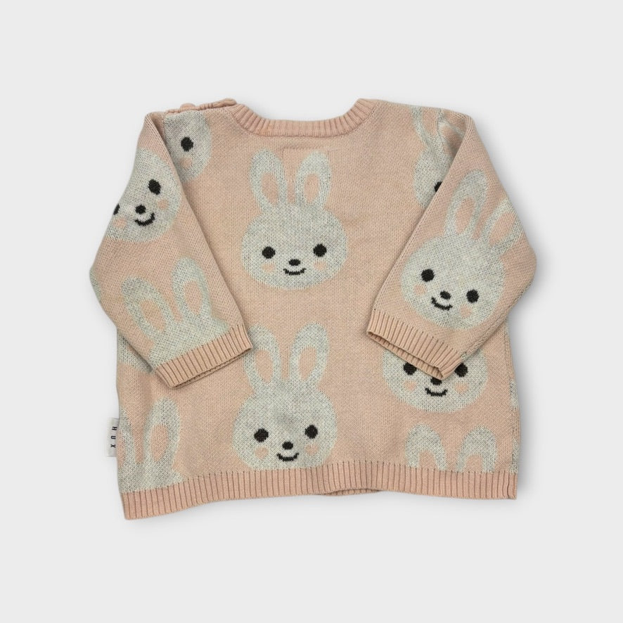 Hux Knitted Bunny Jumper, Size 0