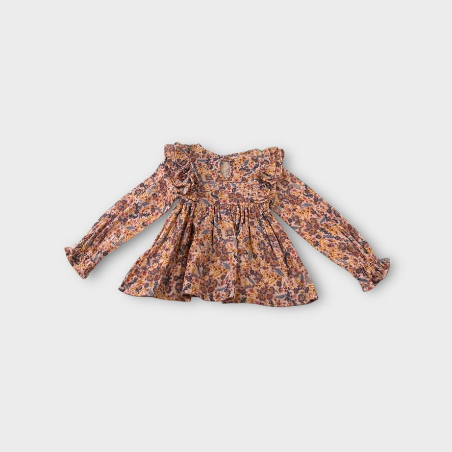 Walnut Melbourne Paisley Dress, Size 2