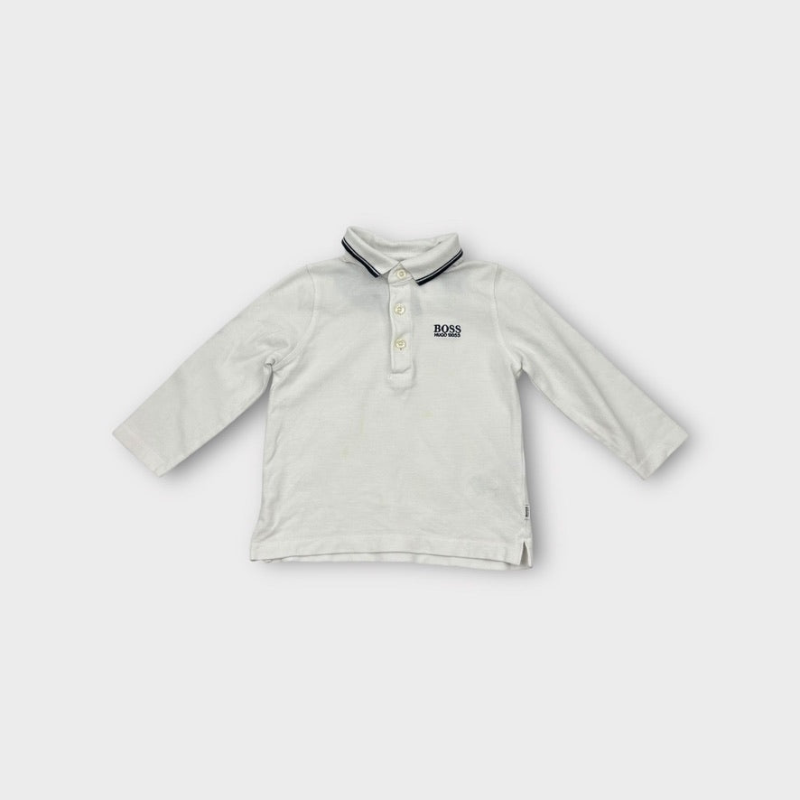 Hugo Boss Long Sleeve Polo Top, Size 2