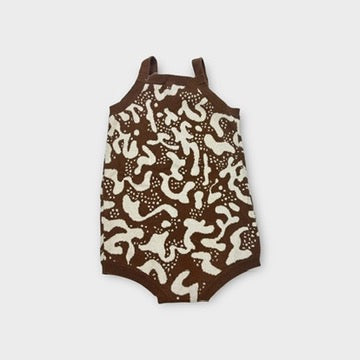Grown Knitted Romper, Size 1