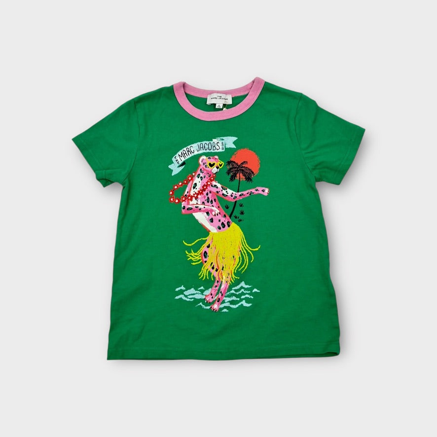 Little Marc Jacobs Cheetah Tee, Size 6