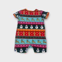 Cotton on Baby Christmas Sweater Onesie, Size 00