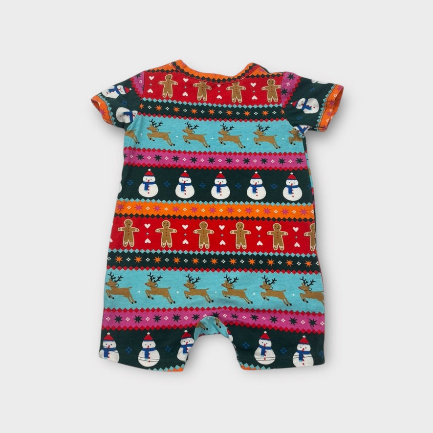 Cotton on Baby Christmas Sweater Onesie, Size 00