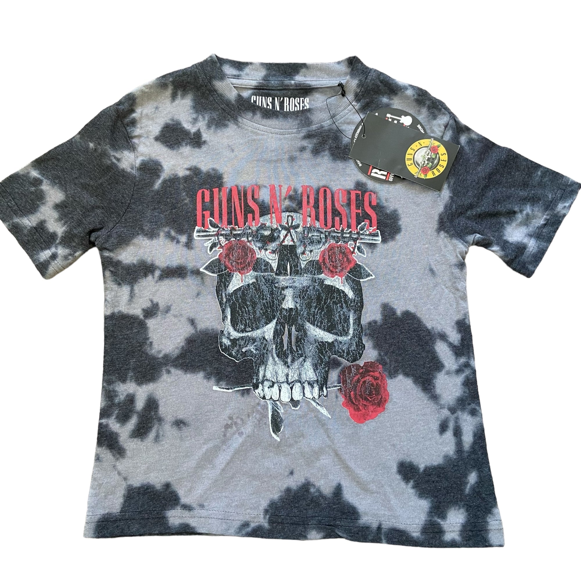 Guns and Roses T-Shirt, Sise 5-6