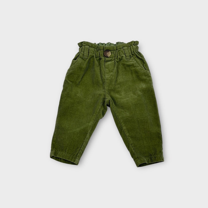 Seed Heritage Green Corduroy Pants, Size 000
