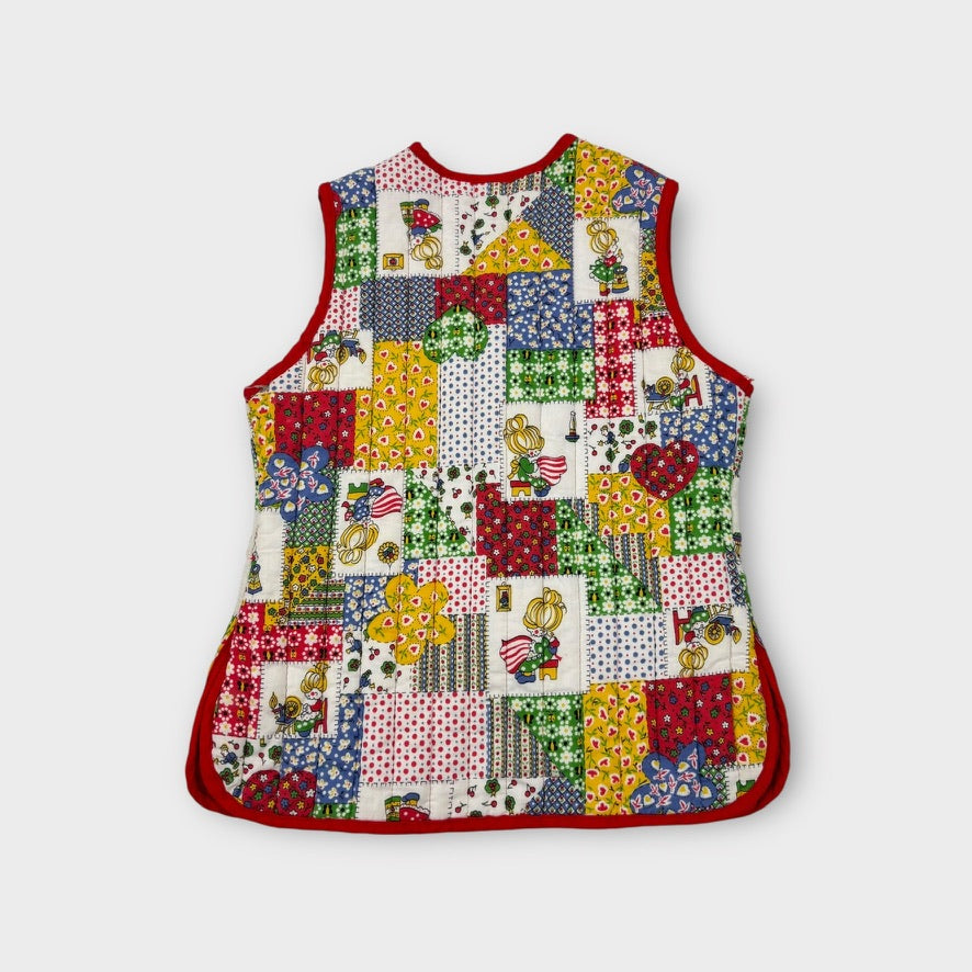 Retro Patchwork Vest, Size 4