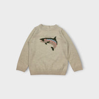 Homegrown Kids Trout Jumper, Size 5-6