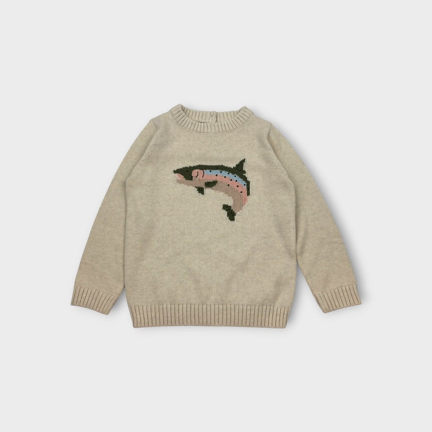Homegrown Kids Trout Jumper, Size 5-6
