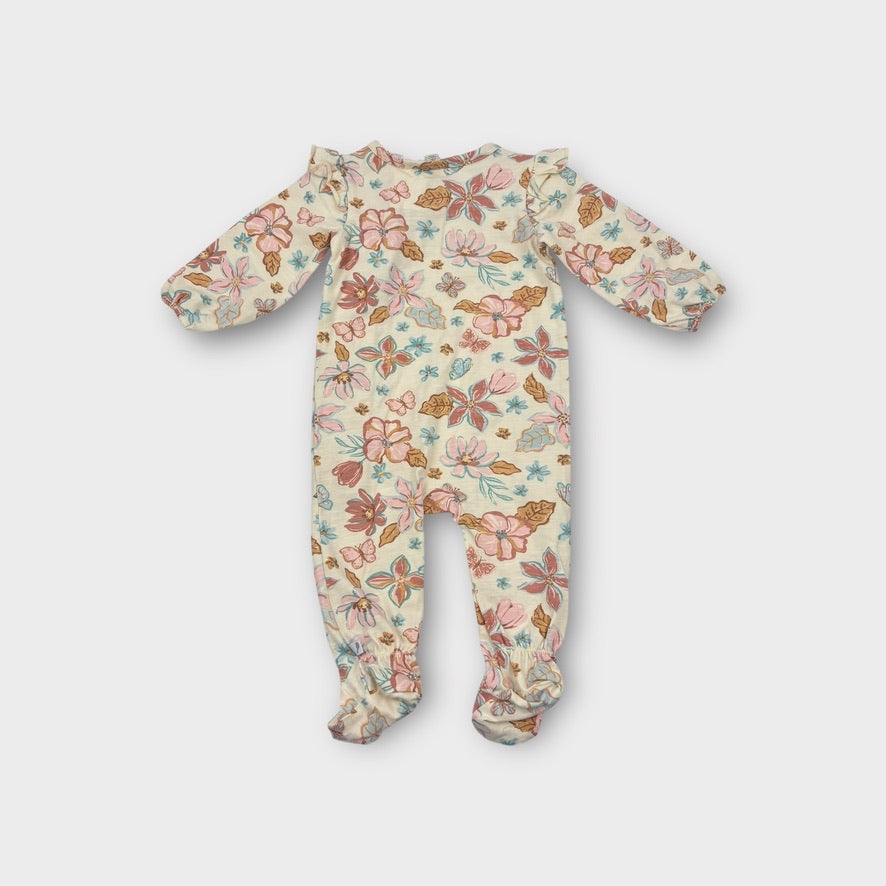 Fox & Finch Floral Onesie, Size 00