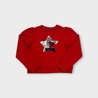 Tommy Hilfiger Sequin Star Jumper, Size 12-14