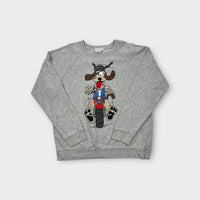 Stella McCartney Kids Grey Bikie Dog Jumper, Size 14