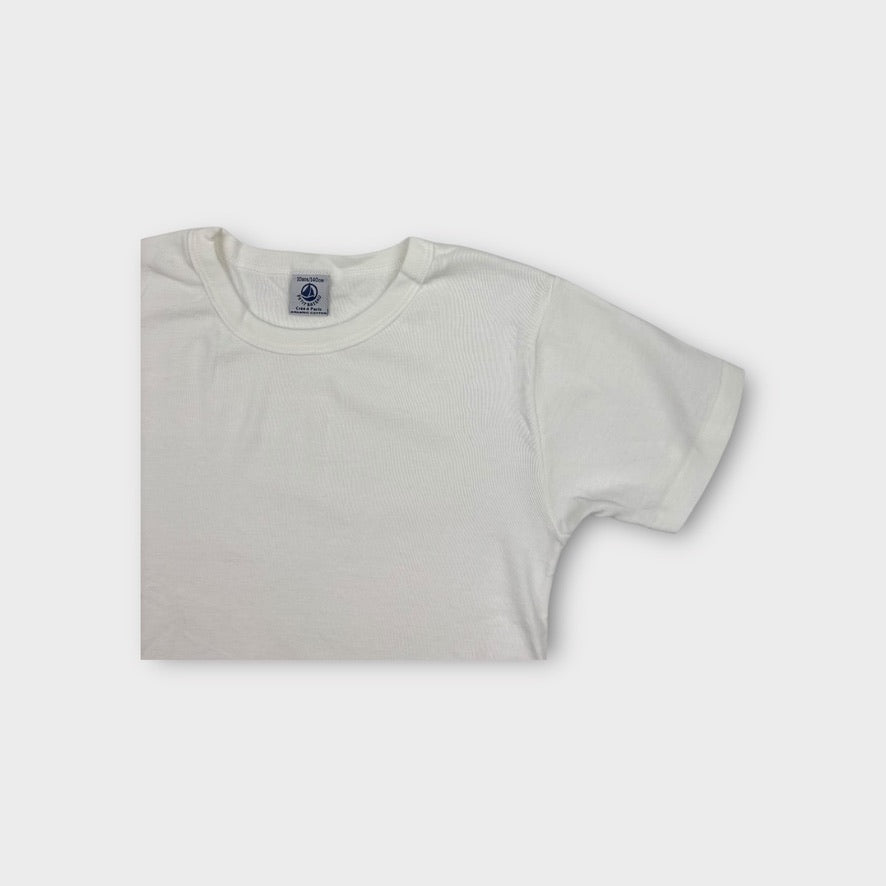 Petit Bateau White T-Shirt 2 Pack, Size 10