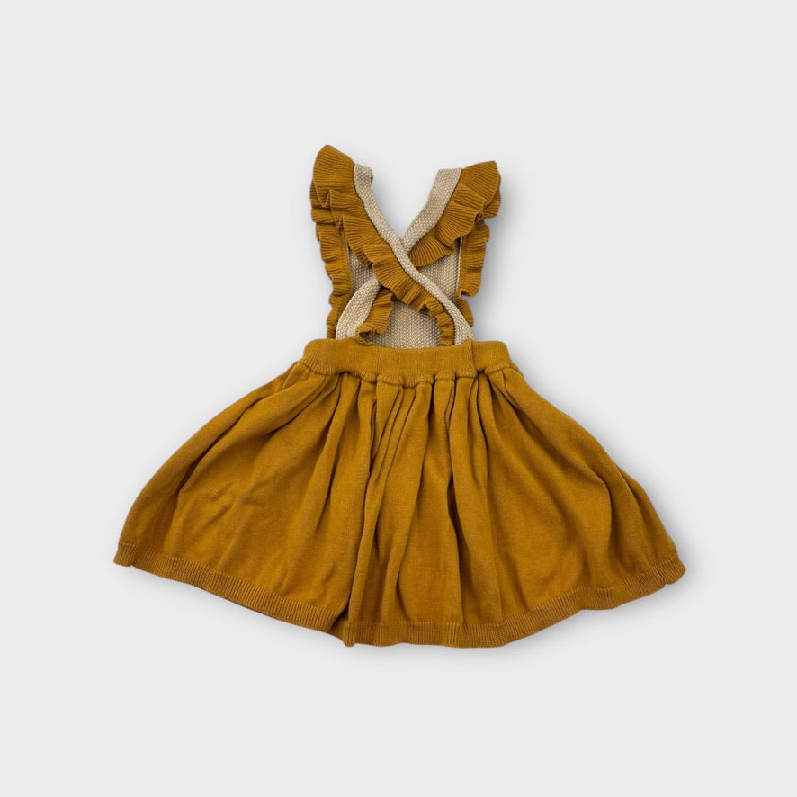 Miann & Co Knitted Pinafore Dress, Size 3