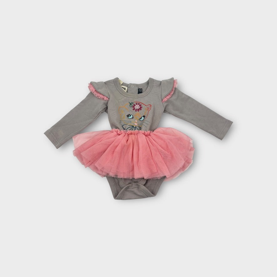 Rock Your Baby Cat Tutu Romper, Size 00
